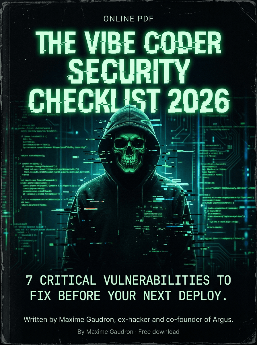 The Vibe Coder Security Checklist cover